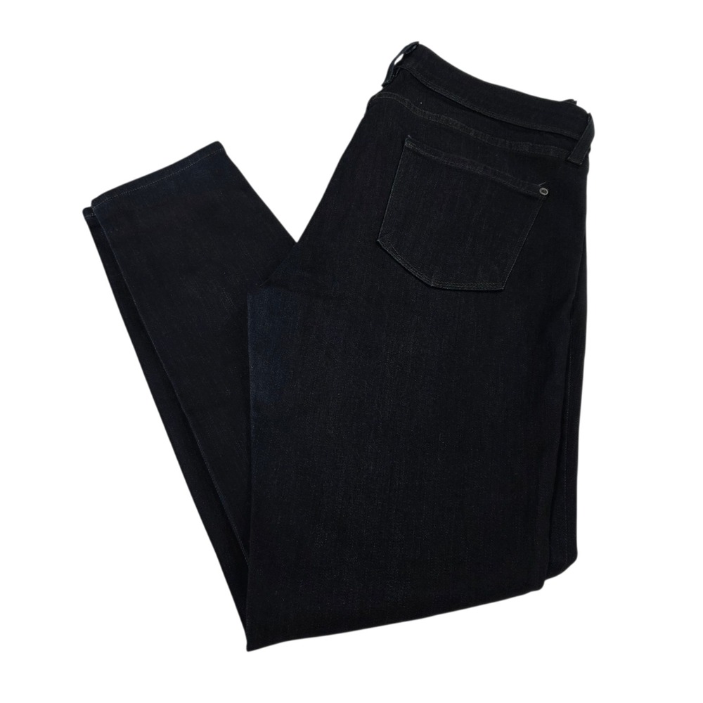 Just Black Womens Jeans 31 Blue Mid Rise Skinny USA Made Cotton Stretch Denim